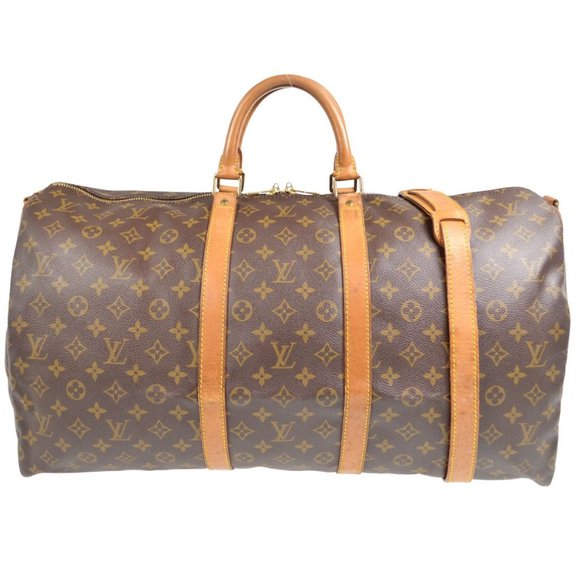 Louis Vuitton Handbags - 707445A V Louis Vuitton Travel Bag Keepall Bandouliere 55 Monogram
